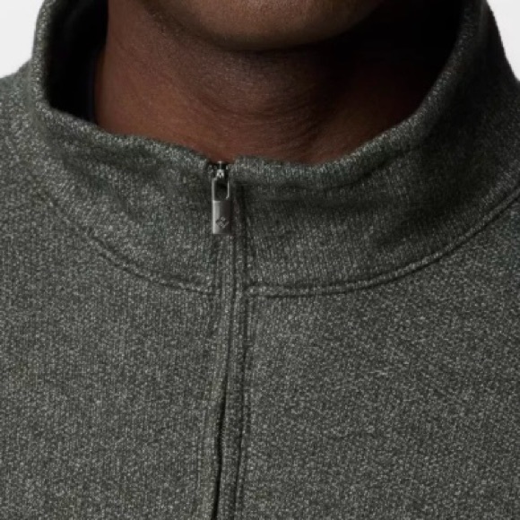 Columbia Men's Half-Zip Pullover - Dark Gray - Picture 3 of 5